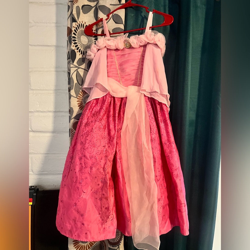 Disney Aurora costume with matching shoes. Collectors must!!